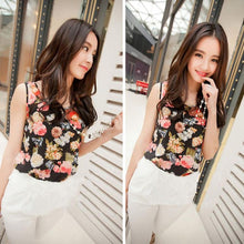 Load image into Gallery viewer, JECKSION Spring Summer Women&#39;sasual Chiffon Sleeveless Shirt Blouse  size Vest Women Casual Waistcoat Vests Ladies Clothing