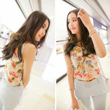 Load image into Gallery viewer, JECKSION Spring Summer Women&#39;sasual Chiffon Sleeveless Shirt Blouse  size Vest Women Casual Waistcoat Vests Ladies Clothing