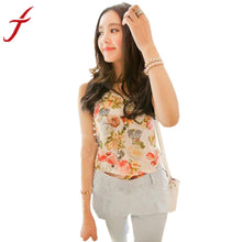 Load image into Gallery viewer, JECKSION Spring Summer Women&#39;sasual Chiffon Sleeveless Shirt Blouse  size Vest Women Casual Waistcoat Vests Ladies Clothing